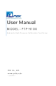PDK PTP-H100 User Manual