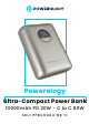 POWEROLOGY PPBCHA04-BK-C Quick Start Manual