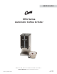 Curtis SHG Series User Manual