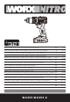 Worx Nitro WX355 Series Manual