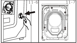 Dismantle the transportation bolts - Step 2