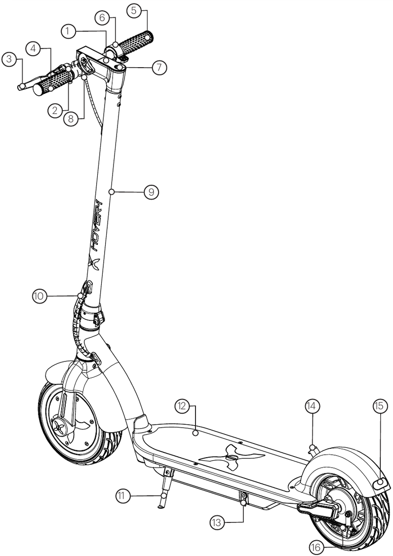 Hover-1 ALPHA (H1-ALPHA) - Scooter Manual | ManualsLib