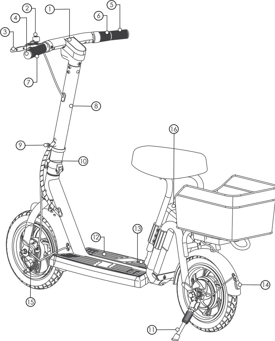 Hover1 ALPHA CARGO (DSAALCG) FOLDING SCOOTER Manual ManualsLib