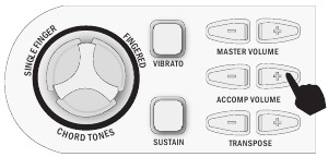 Basic Operation - Accompaniment Volume Adjustment