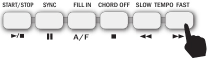 Basic Operation - Tempo Adjustment