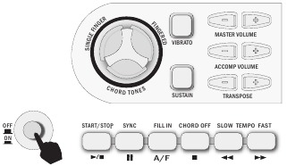 Basic Operation - Turning the power on/off