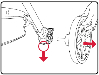 Assembly - Removing the Rear Wheels