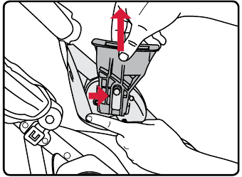 Removing the Infant Car Seat Receivers - Step 2