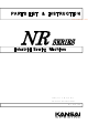 KANSAI SPECIAL NR Series Parts List, Instructions