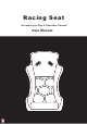 Cooler Master Dyn X Racing Seat User Manual