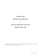 Megger DDA-1600 Operator's Instruction Manual