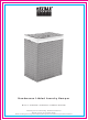 Seville Classics Handwoven Lidded Laundry Hamper STR06645 Quick Start Manual