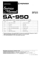Pioneer SA-950 Service Manual
