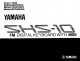 Yamaha SHS-10 Owner's Manual