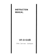 Panasonic VP-5102B Instruction Manual