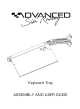 ADVANCED SIMRACING Keyboard Tray Assembly And User's Manual