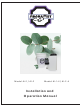 AromaMist AI-1 Installation And Operation Manual
