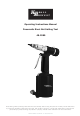 KIMBALL MIDWEST 48-2980 Operating Instructions Manual