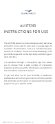 SUBLIMED actiTens Instructions For Use Manual