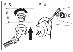 Water inlet valve and inlet valve filter