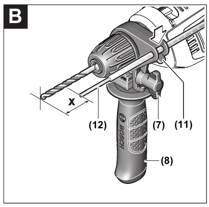 Setting the Drilling Depth