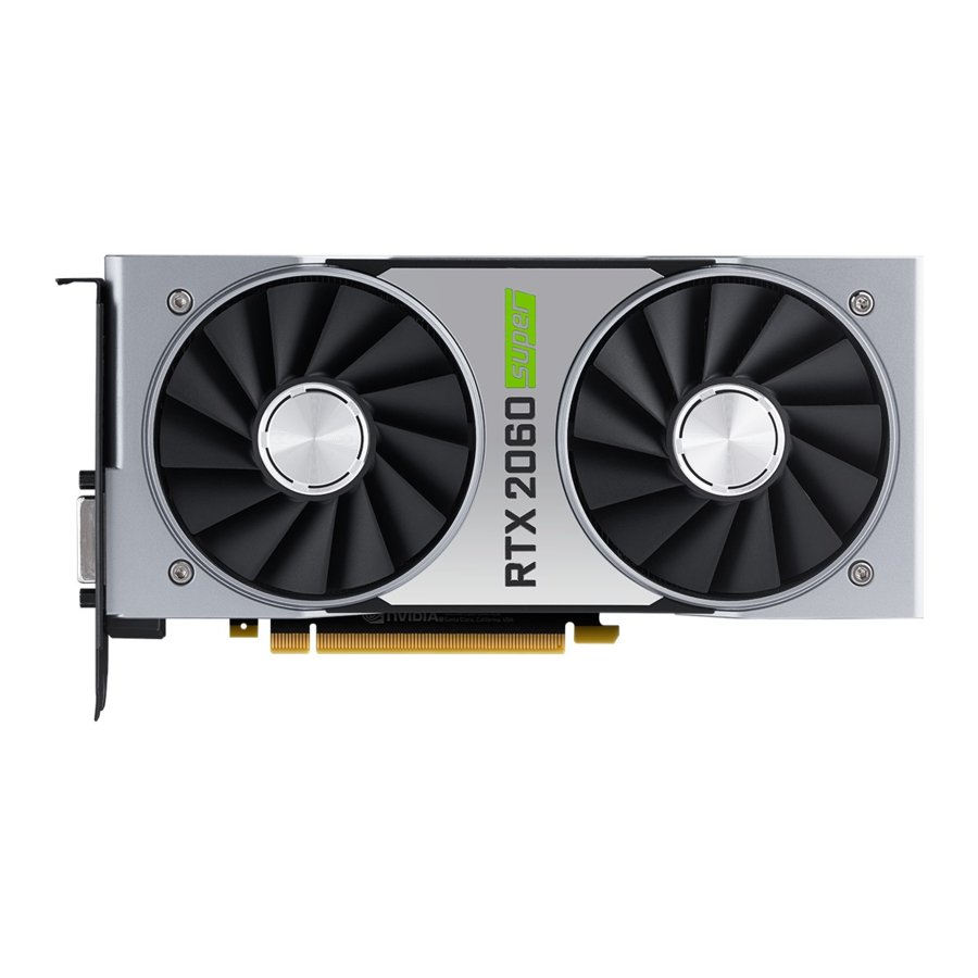 NVIDIA GeForce RTX 2060 SUPER - Graphics Card Manual | ManualsLib