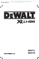 DeWalt DCD778 Original Instructions Manual