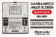 Nintendo MULTI SCREEN BLACK JACK GAME & WATCH BJ-60 Instructions Manual