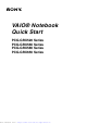 Sony VAIO PCG-GRX650 Quick Start Manual