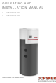 Ochsner EUROPA 250 DK Operating And Installation Manual