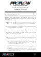 ProFlow PFETBFW104 Installation Manual