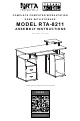 Techni Mobili RTA-8211 Assembly Instructions Manual