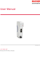 Bucher JX3-BN-EC User Manual