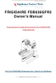 Frigidaire Gallery FDB636GFR2 Use & Care Manual