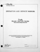 Dictaphone Scully 250 Series Operation And Service Manual