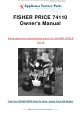 Fisher-Price Power Wheels Fisher-Price Kawasaki Ninja Owner's Manual