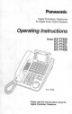 Panasonic KX-T7420 Operating Instructions Manual
