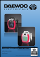 Daewoo electricals AVS1493B User Manual