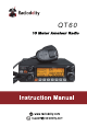 Radioddity QT60 Instruction Manual