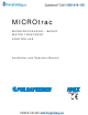 Pulsafeeder MICROtrac MTC2LXX-XXX Installation And Operation Manual