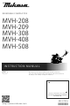 Mikasa MVH-208 Instruction Manual