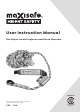 Maxisafe ZRL-15H Instruction Manual