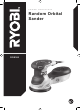 Ryobi ROS300 Original Instructions Manual