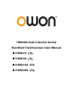 Lilliput Owon HDS200 Series User Manual