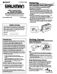 Sony WALKMAN WM-FX401 Operating Instructions Manual