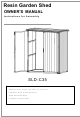 UDPATIO SLD-C35 Owner's Manual