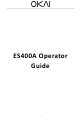 OKAI ES400A Operator's Manual