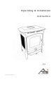 AMI Fires HiFlame 151 Operating & Installation Instruction Manual