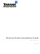 Tarana G1RN6AHB012 Installation Manual