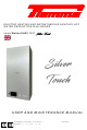 Fiamma Elektra EASY 12 C Silver Touch User And Maintenance Manual